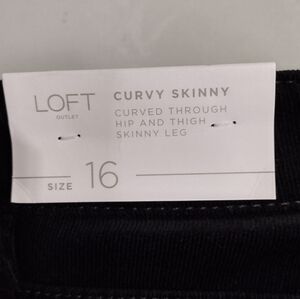 LOFT Curvy Skinny Jeans - New With Tags
